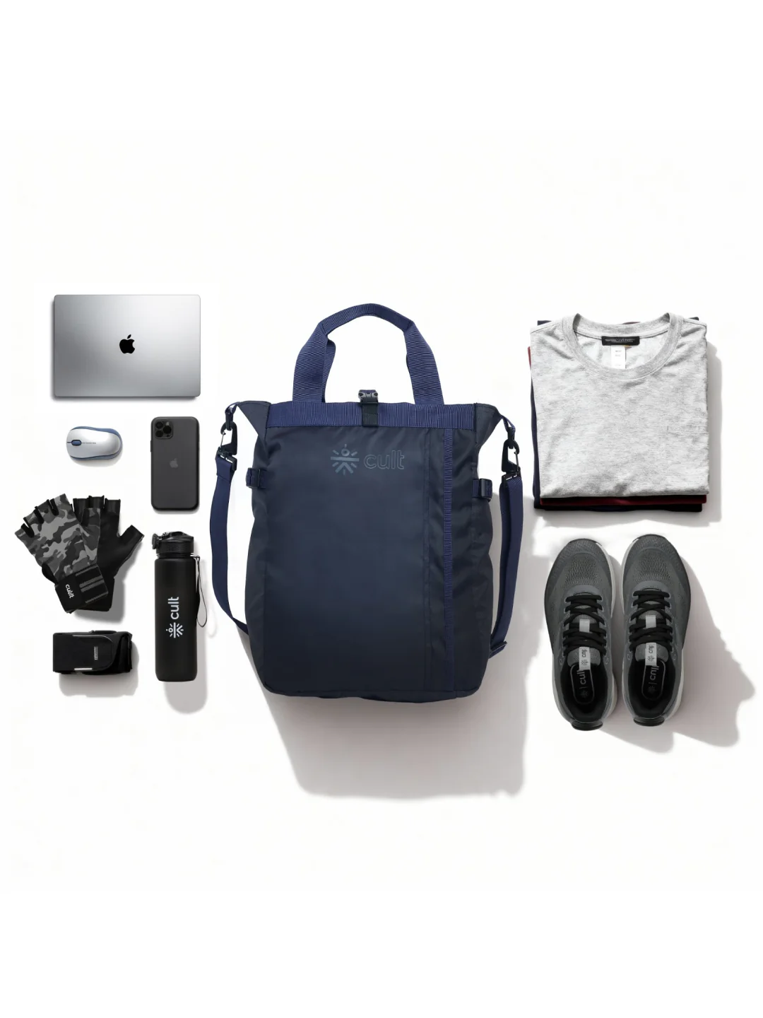 Work to Play Laptop Backpack 35L - Water-Repellent, Multi-Functional Bag with Trolley Sleeve With Shoe Bag - Blue - Image 3