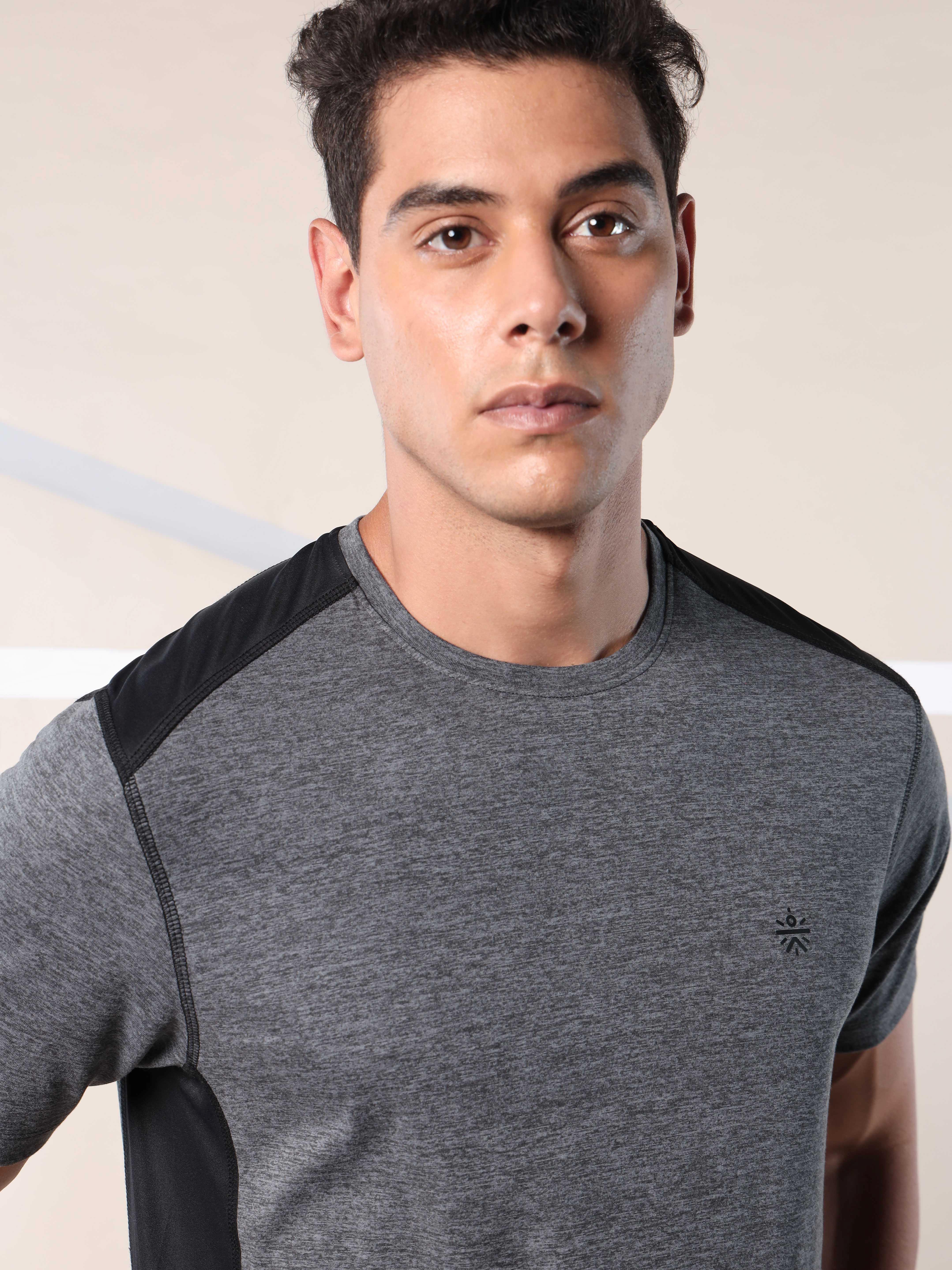 Men's Train In Grey Comfortech-Shirt - Image 6