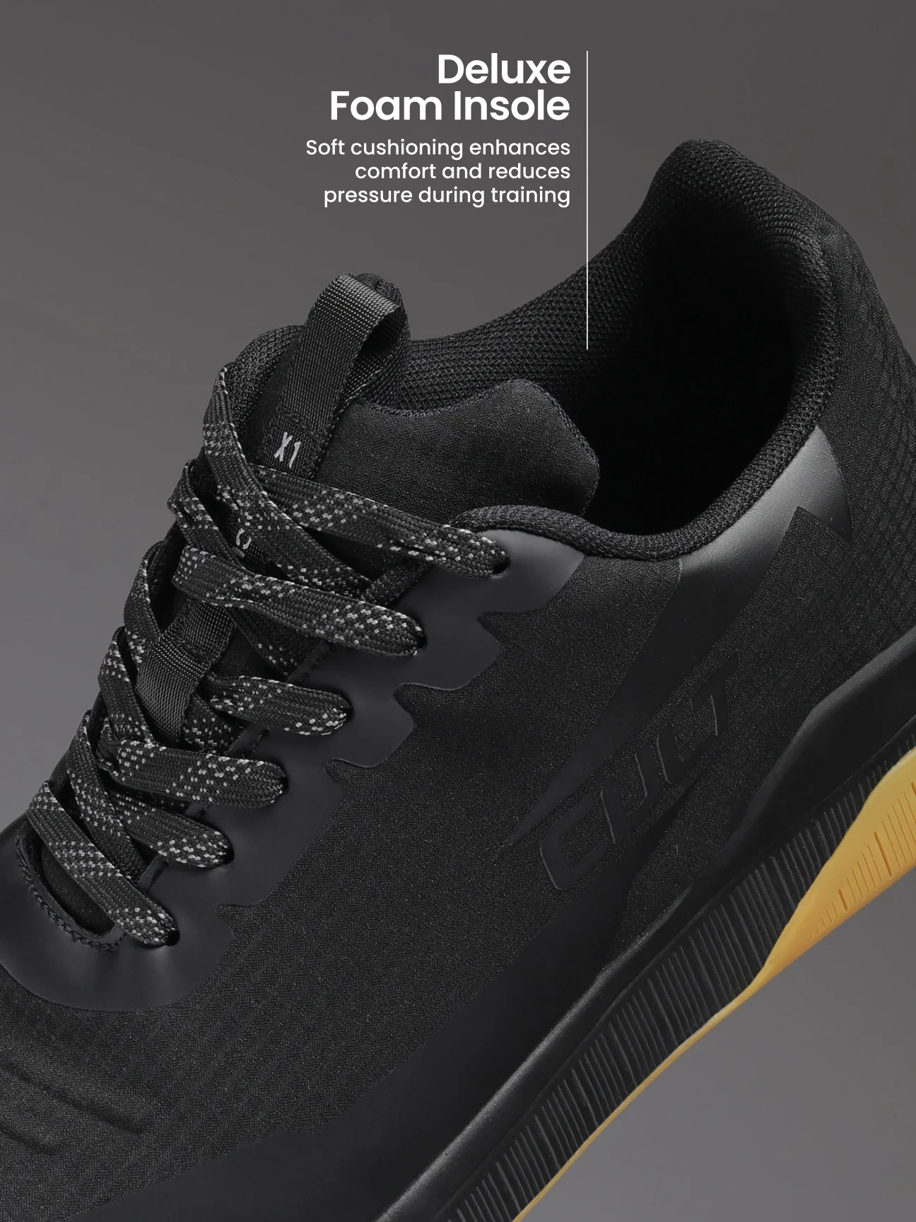 cult X1 Men Training Shoes - Black - Image 6