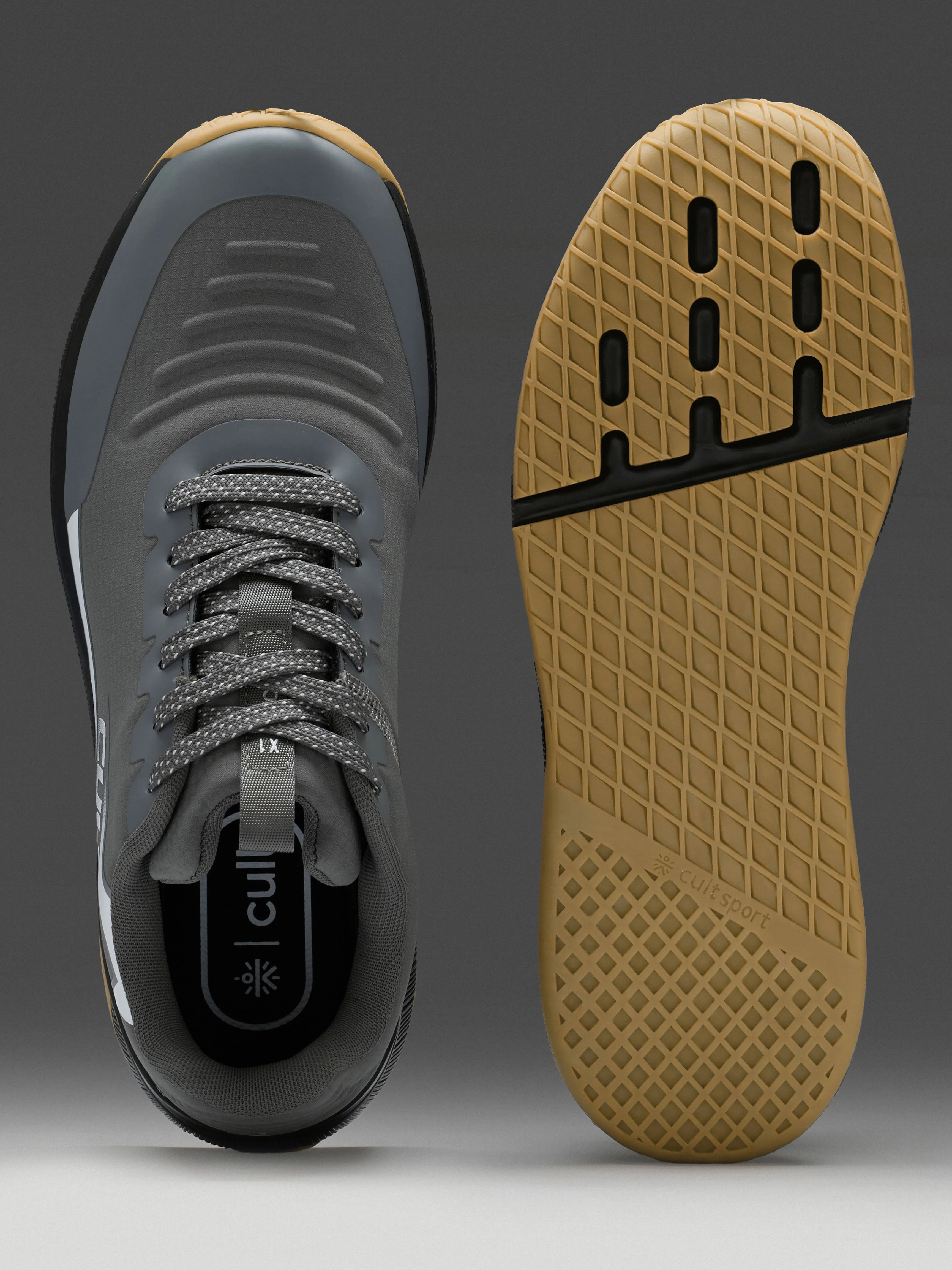 cult X1 Men Training Shoes - Grey - Image 10