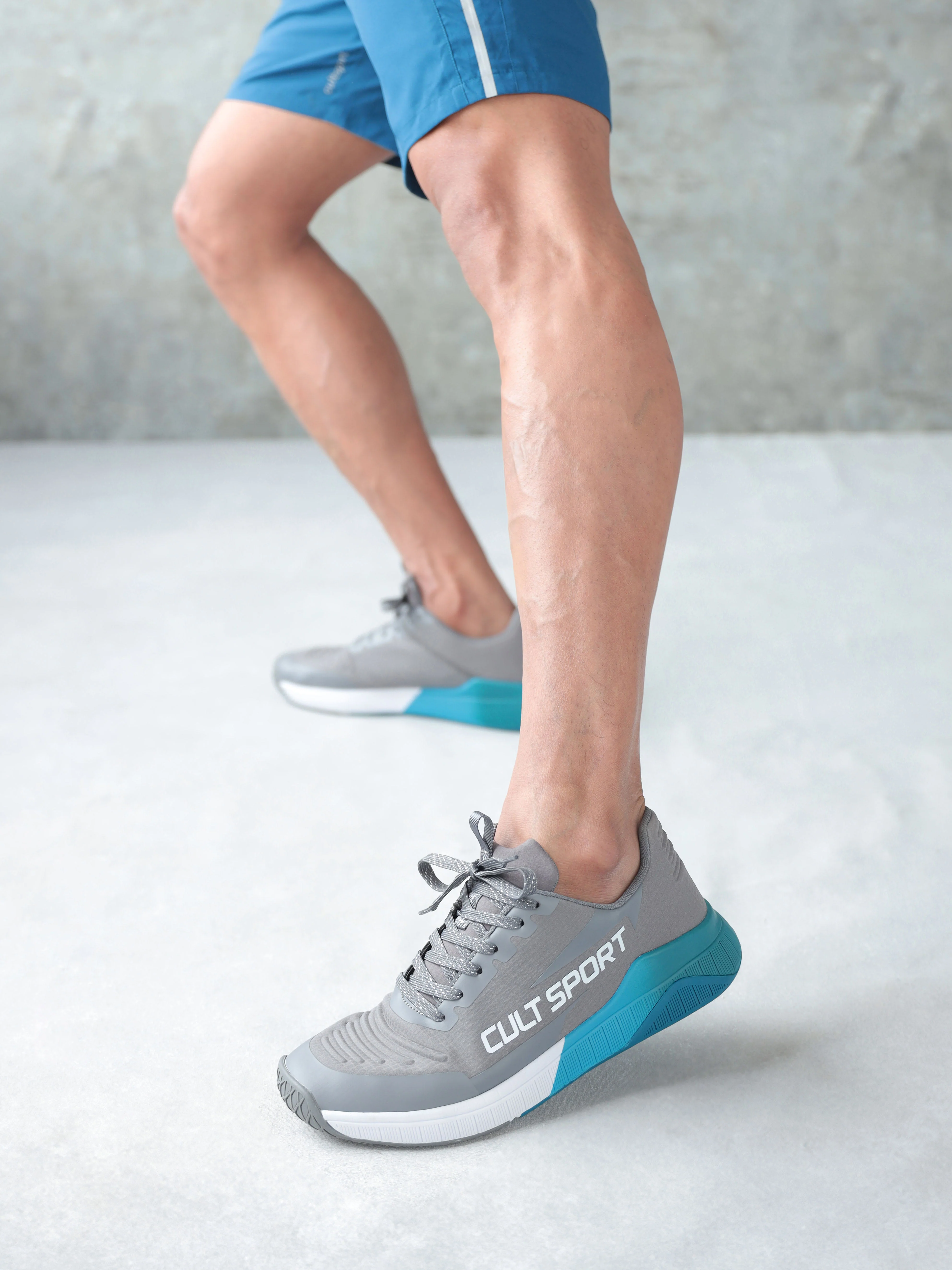 cult X1 Men Training Shoes - Grey/Blue - Image 5