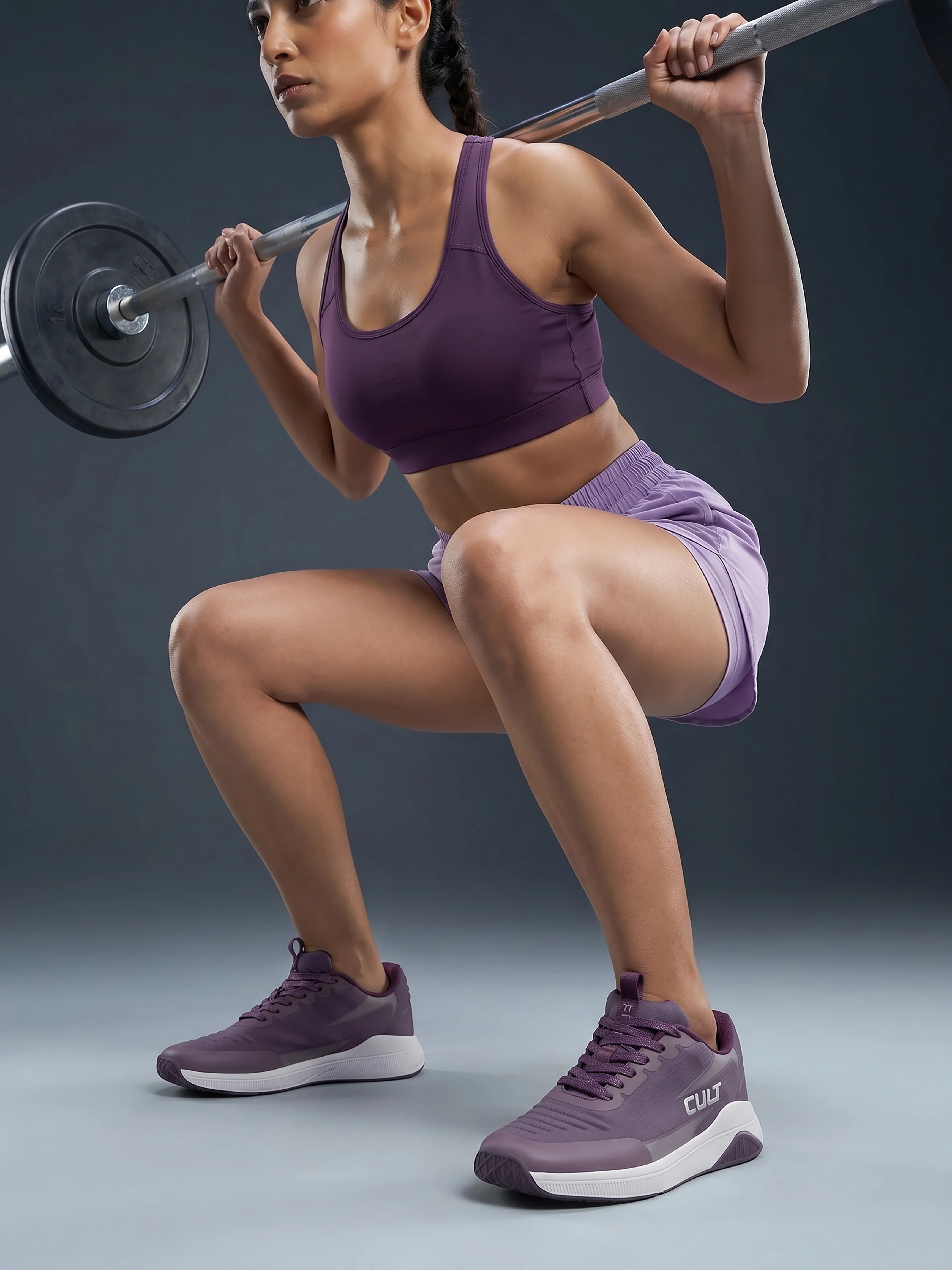 cult X1 Women Training Shoes - Dark Lavender - Image 2