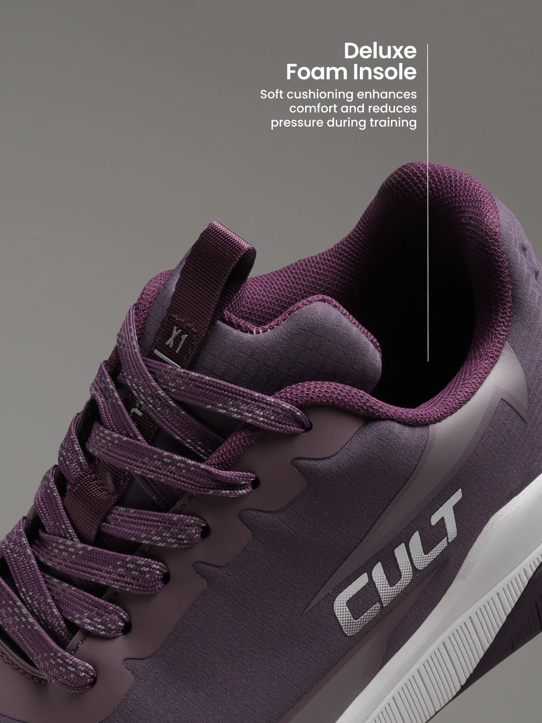 cult X1 Women Training Shoes - Dark Lavender - Image 6