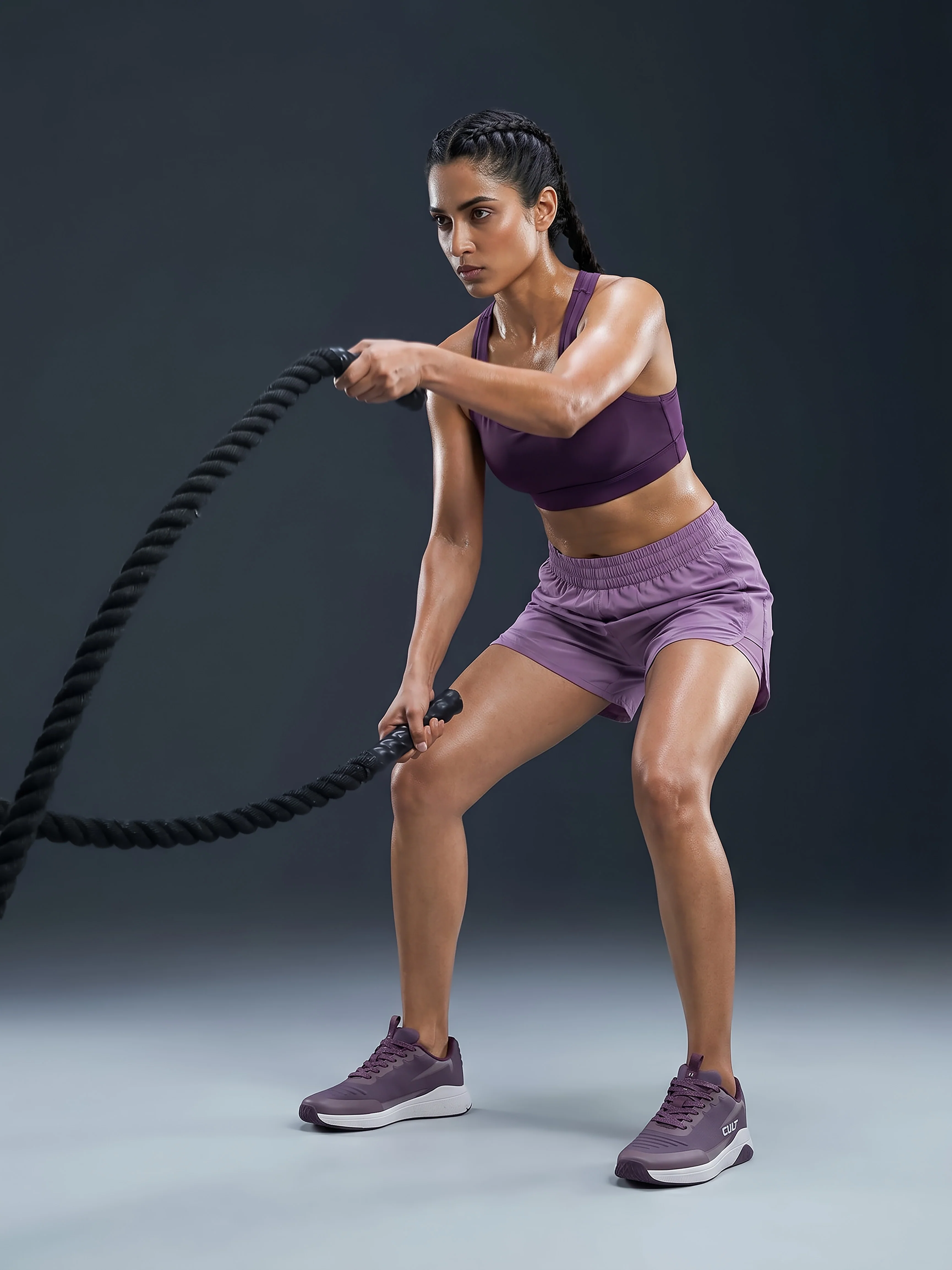 cult X1 Women Training Shoes - Dark Lavender - Image 7