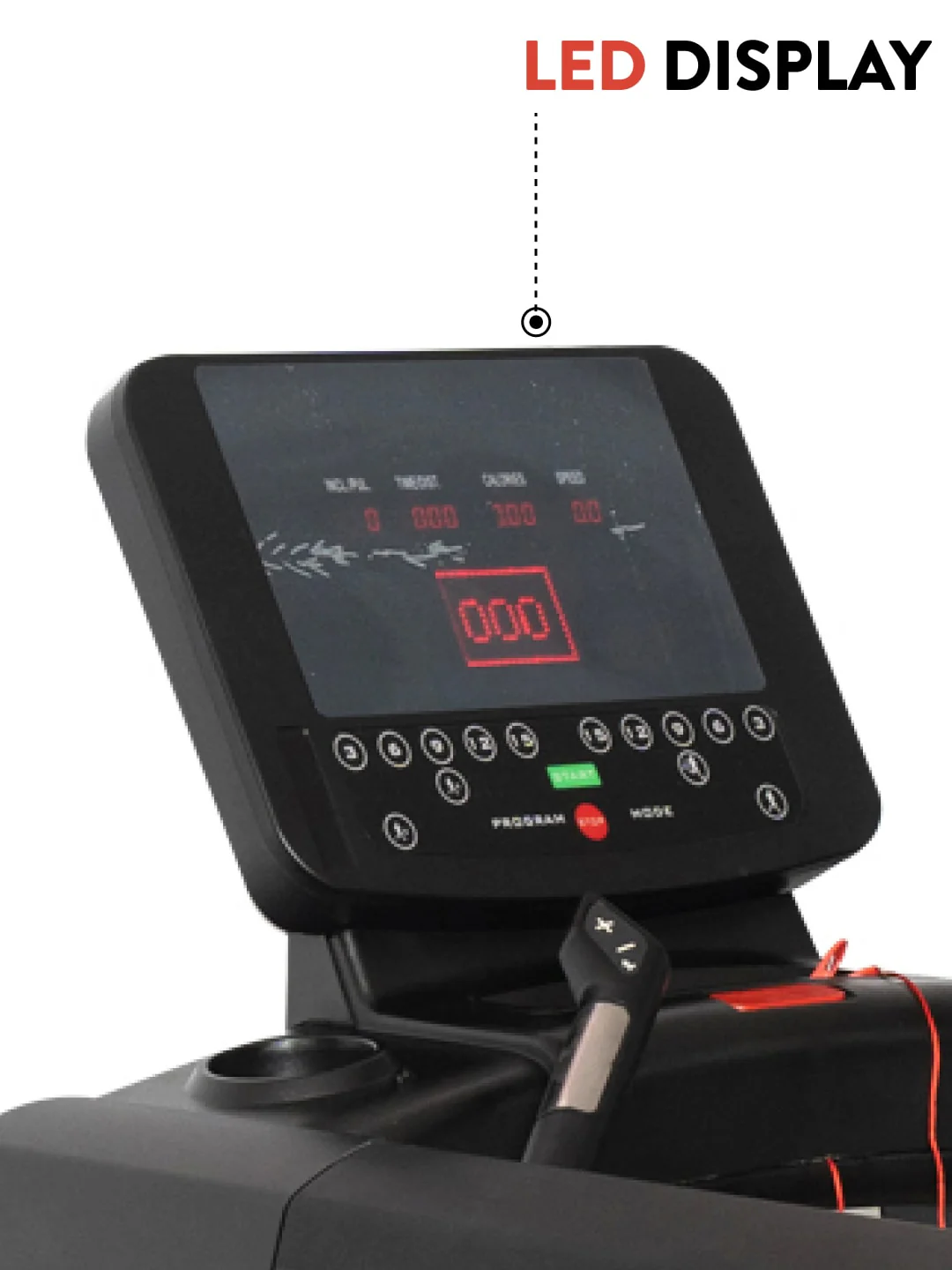 OptiRun Titan XZ8001S Treadmill | 7 HP Peak AC Motor | Max Weight-180kg | Max Speed-20kmph (with 6 months extended warranty) - Image 3