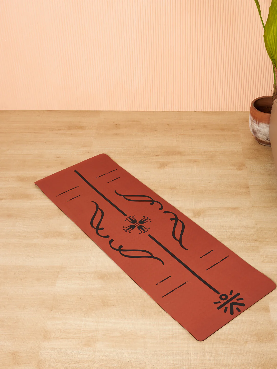 CULT Yoga Mat for Women & Men with Strap and Bag TPE Material 8mm Thickness Exercise Mat for Workout, Yoga, Fitness & Meditation Anti Tear, Anti Slip for Home & Gym Use - Image 2