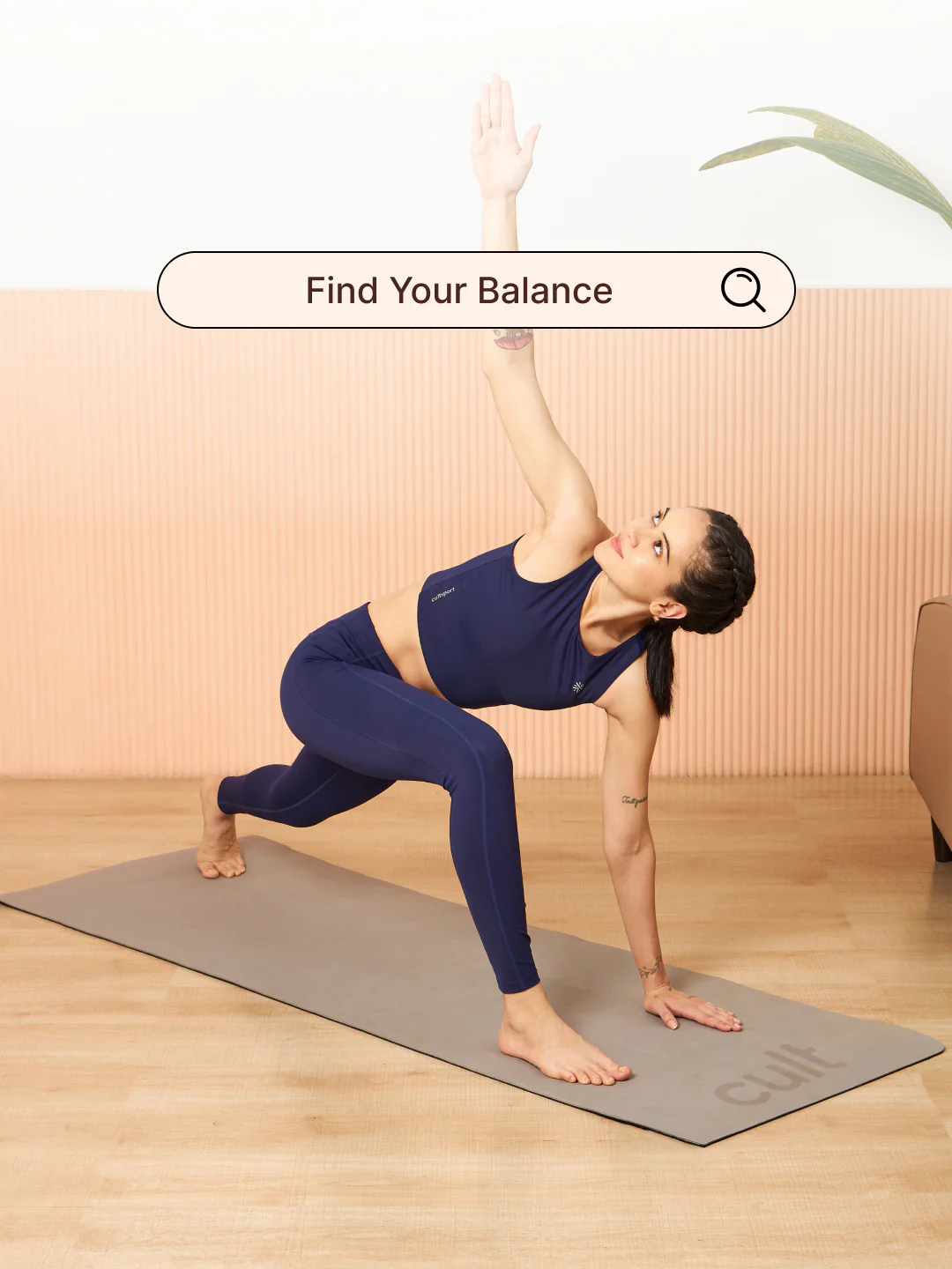EVA 6mm with Strap Yoga Mat Grey - Image 3