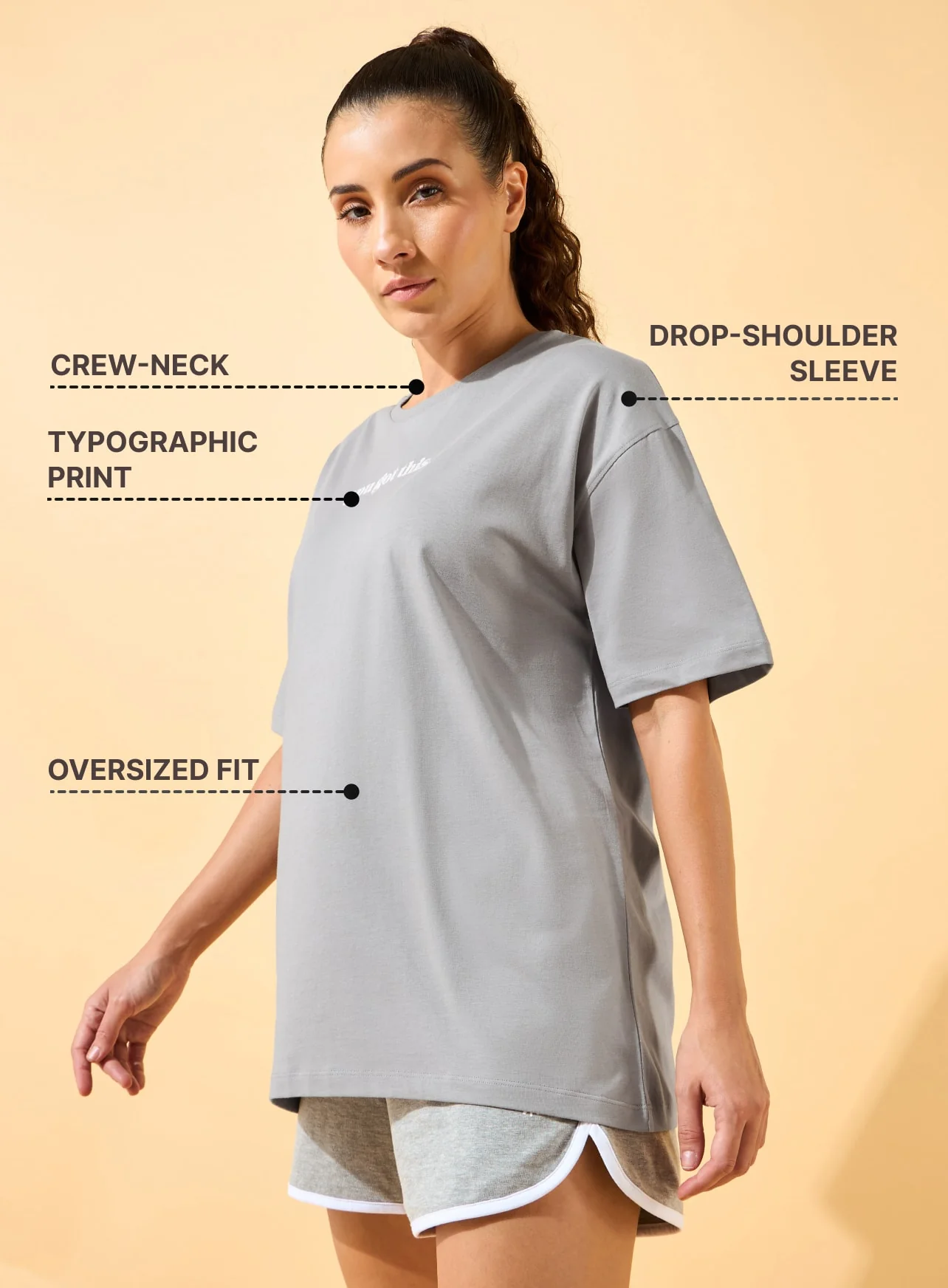 You Got This Puff Print Oversized T-shirt - Image 4