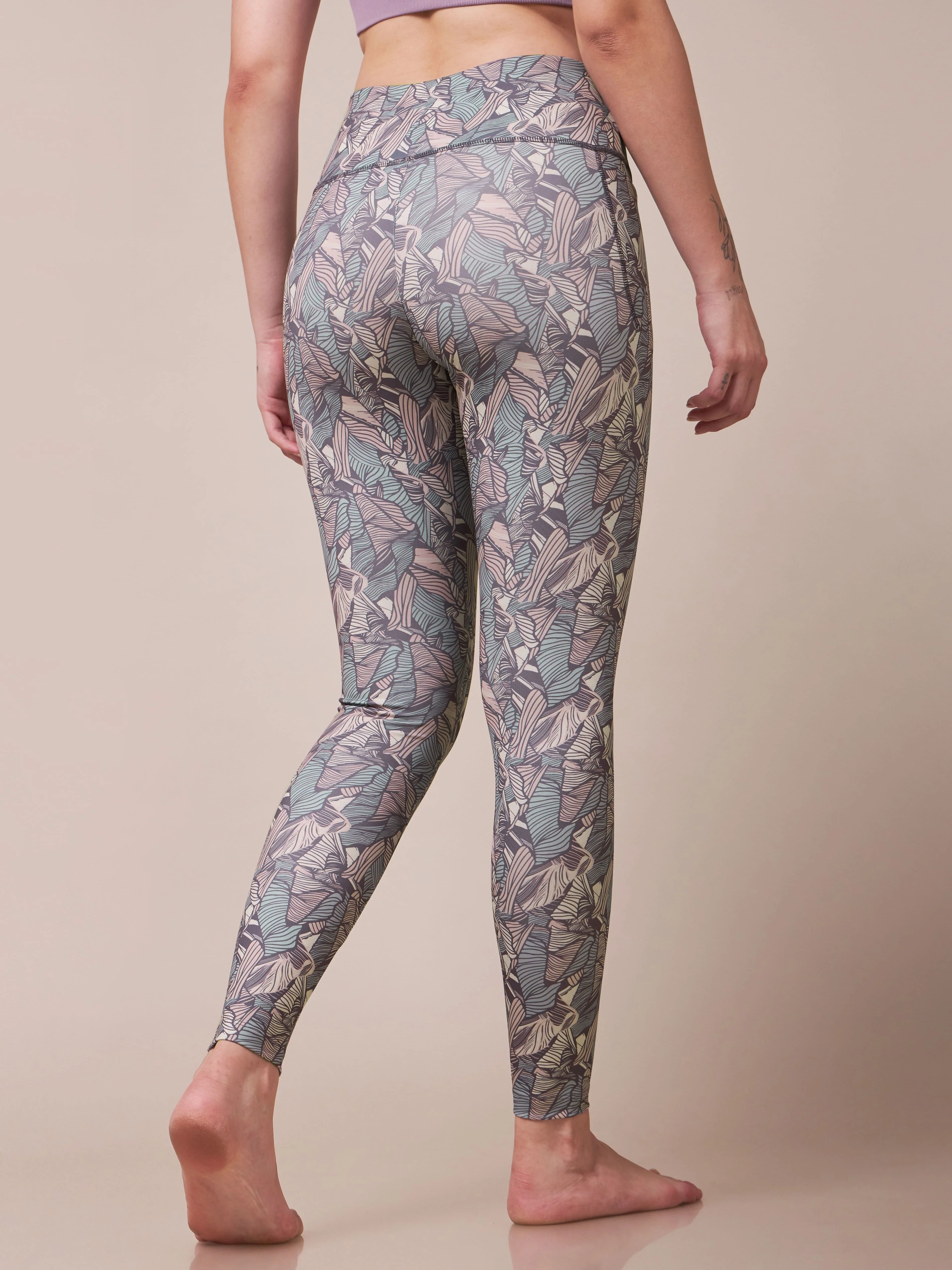 Zen Garden All Over Print Yoga Tights - Image 6