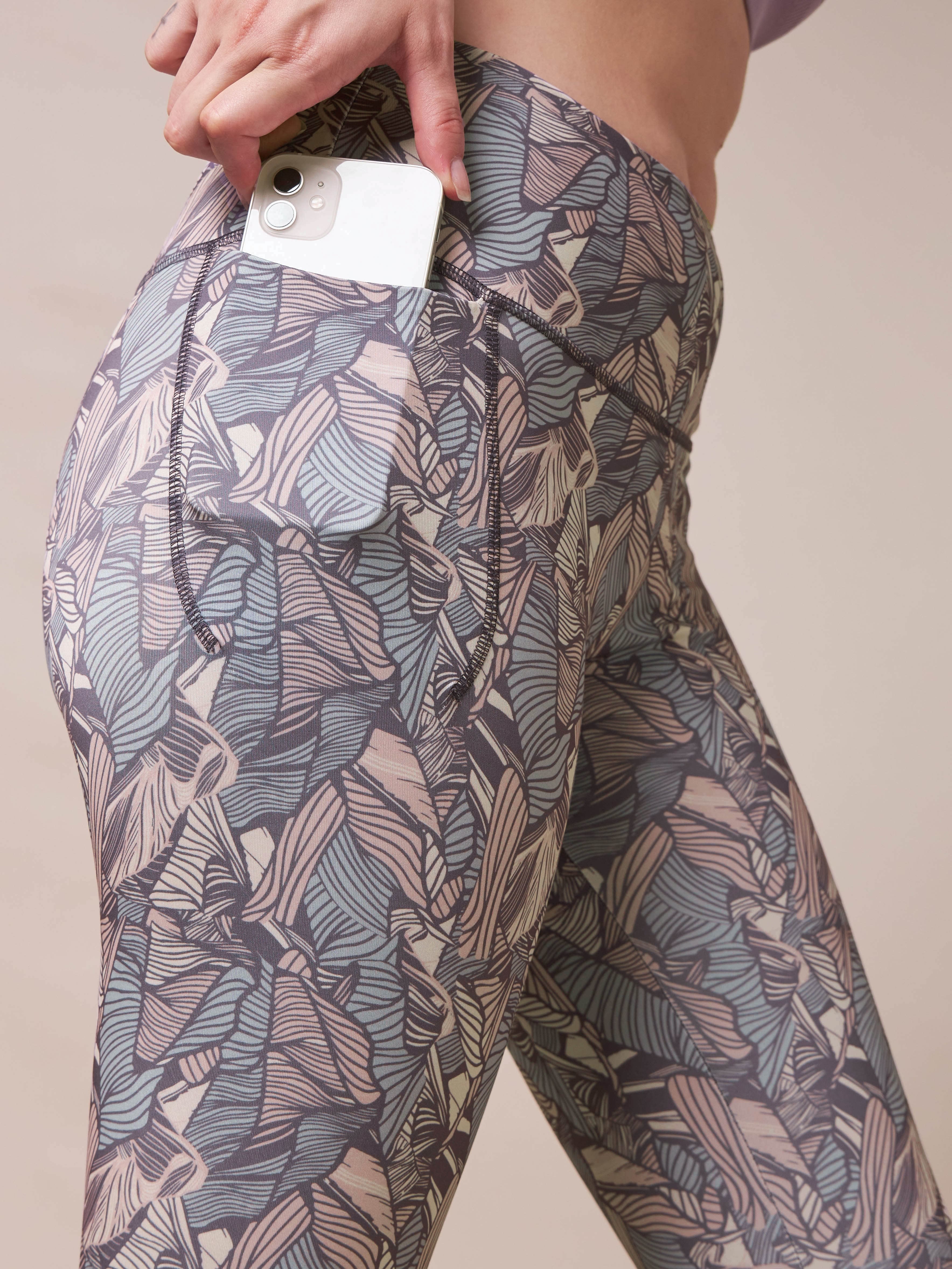 Zen Garden All Over Print Yoga Tights - Image 7