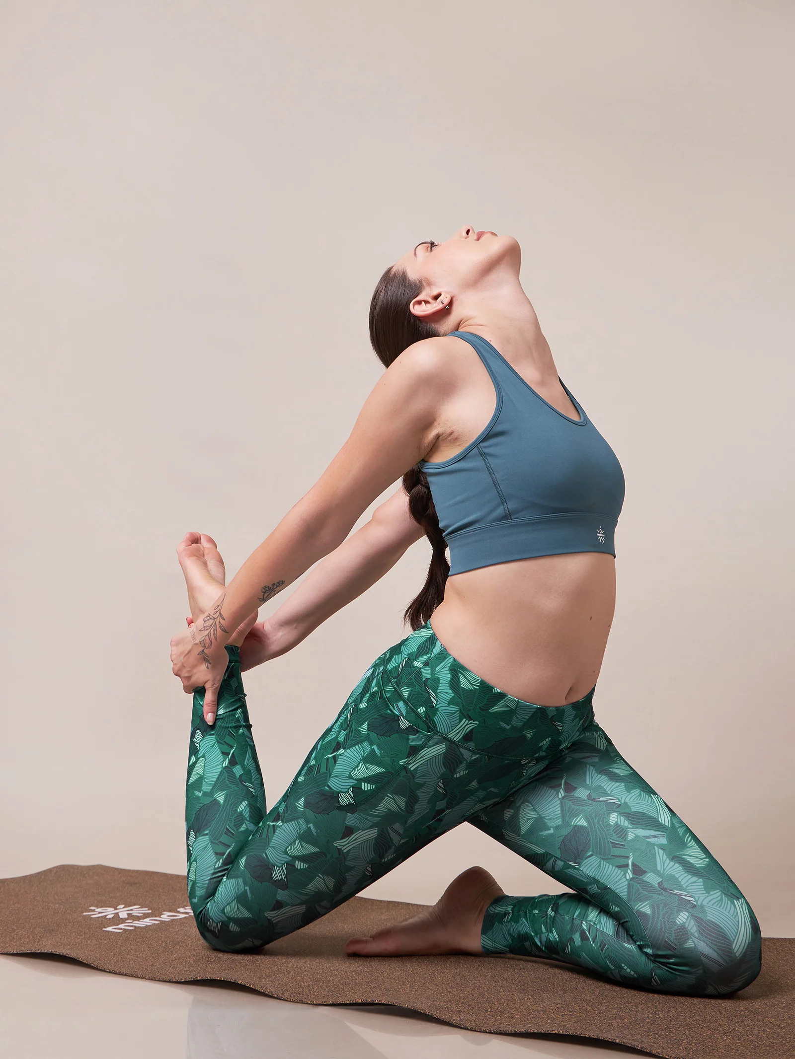 Zen Garden All Over Print Yoga Tights - Image 3
