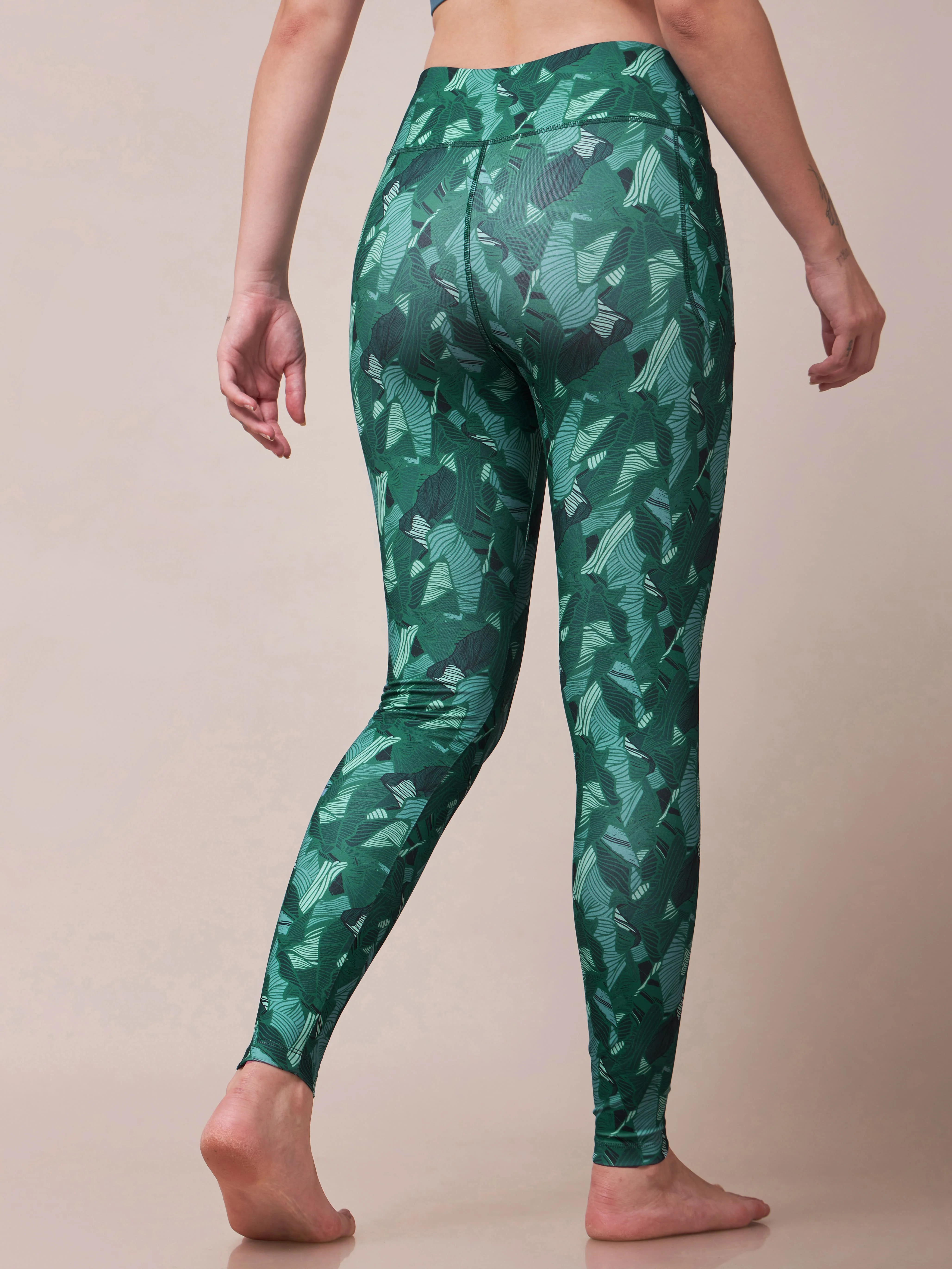 Zen Garden All Over Print Yoga Tights - Image 6