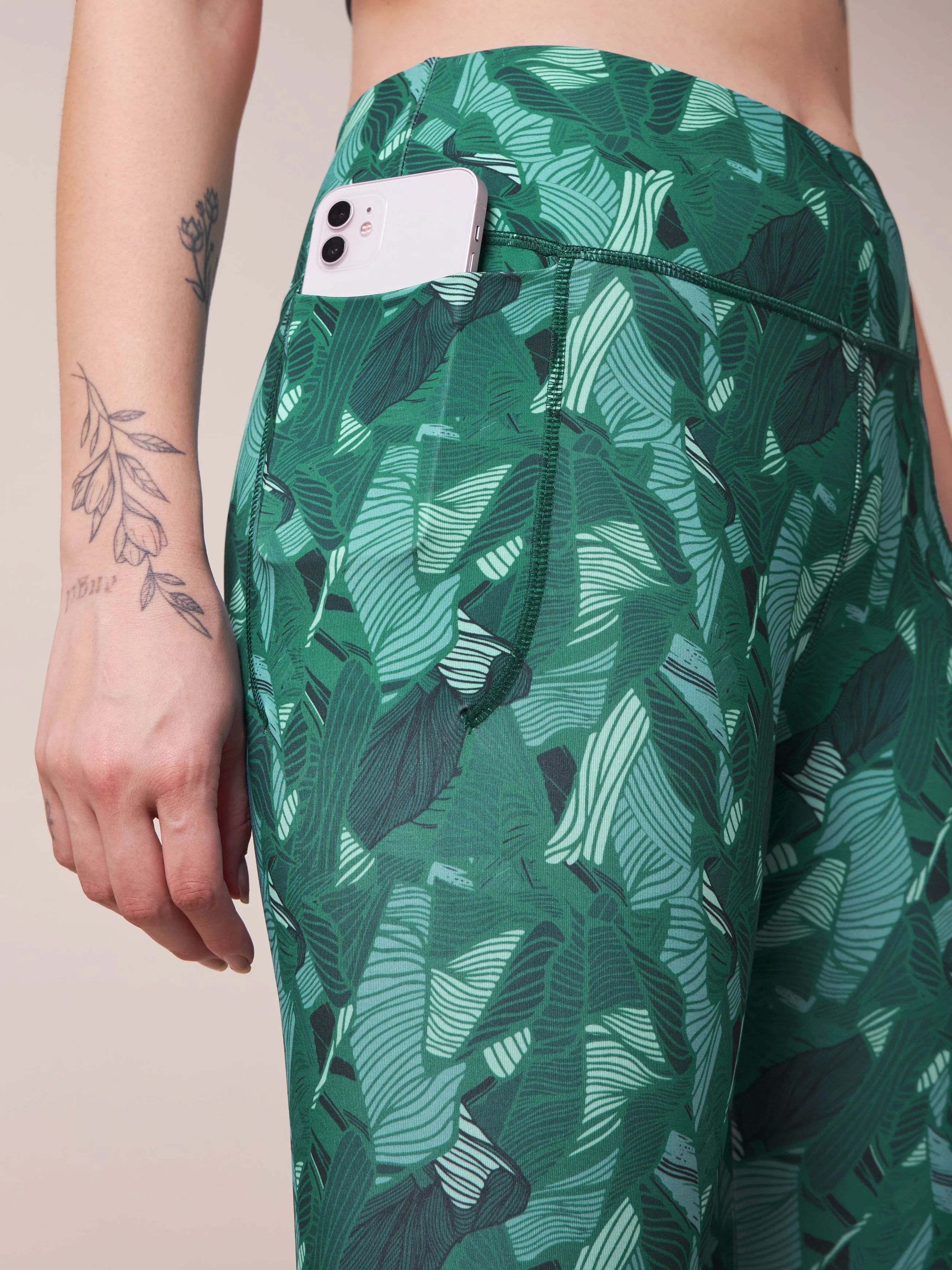 Zen Garden All Over Print Yoga Tights - Image 8
