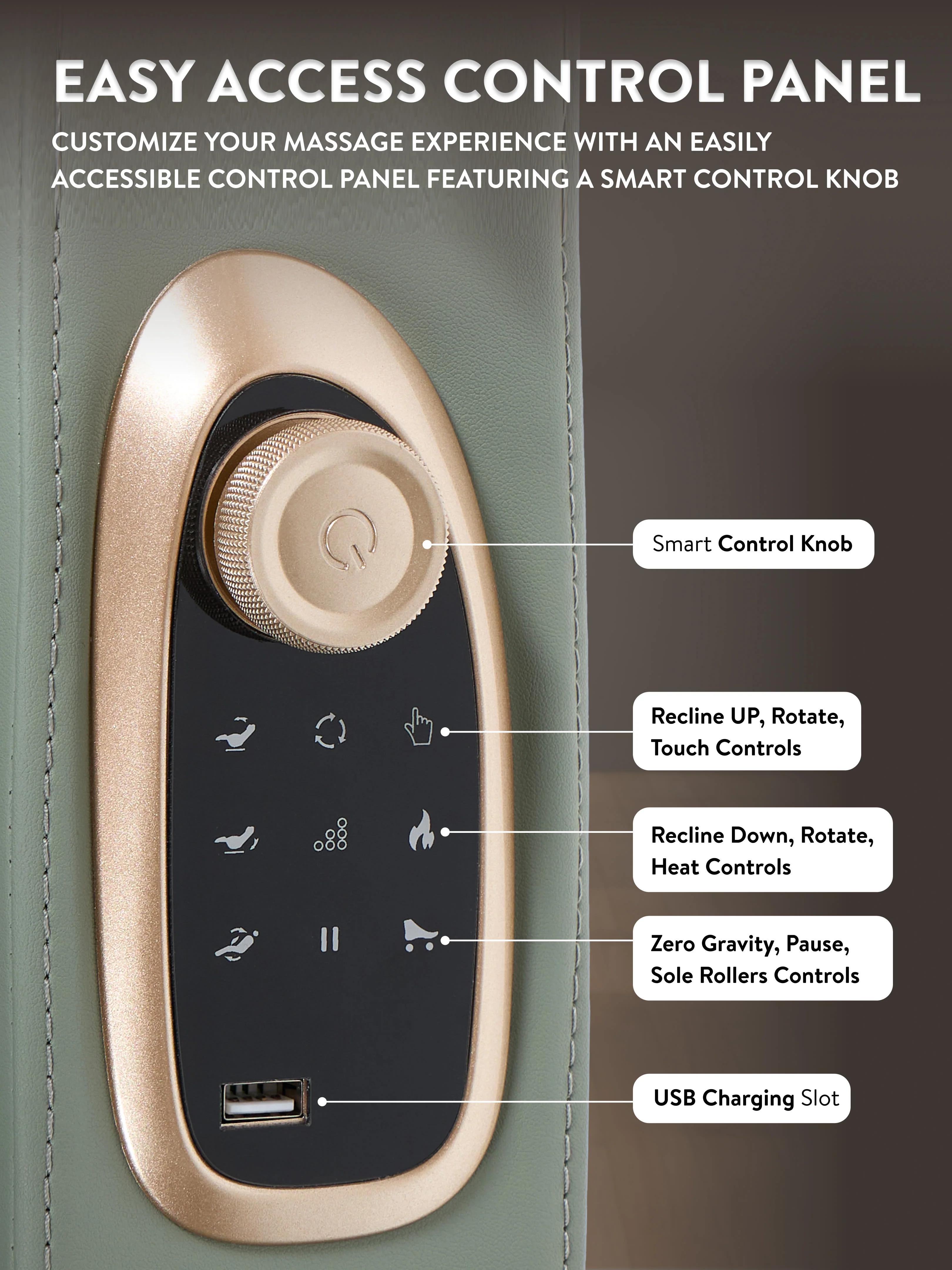 Cult Zen Massage Chair with Zero Gravity, SL Track 2D Massage Technique and Bluetooth AI voice Function For Full Body Massage At Home - Image 5
